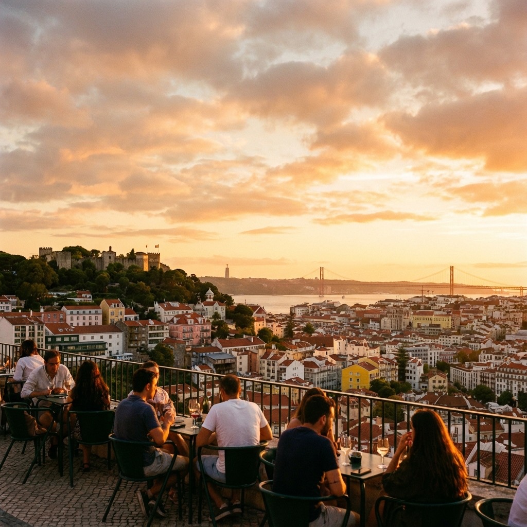Vue panoramique de Lisbonne